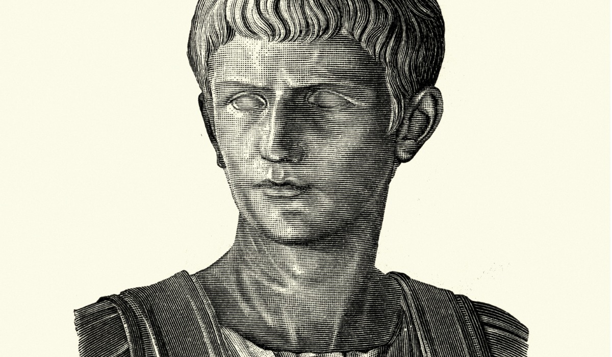 Retrato del emperador romano Calígula.