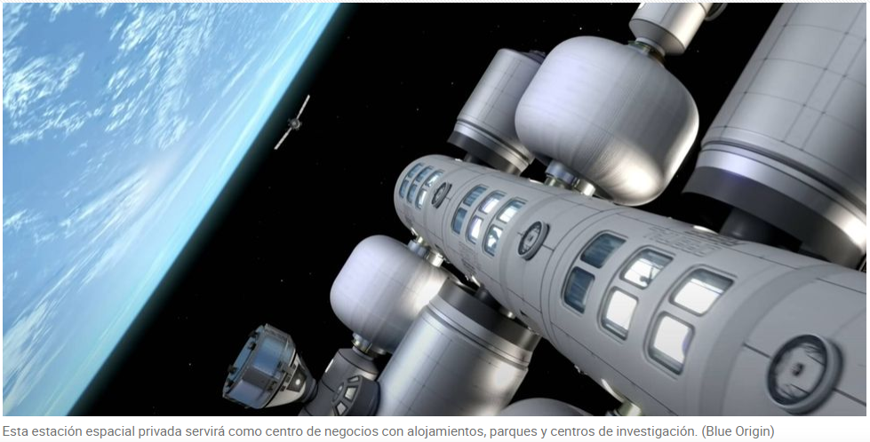 Los clientes podrán llegar hasta la estación por medio de un avión espacial supersónico llamado 'Dream Chaser'.