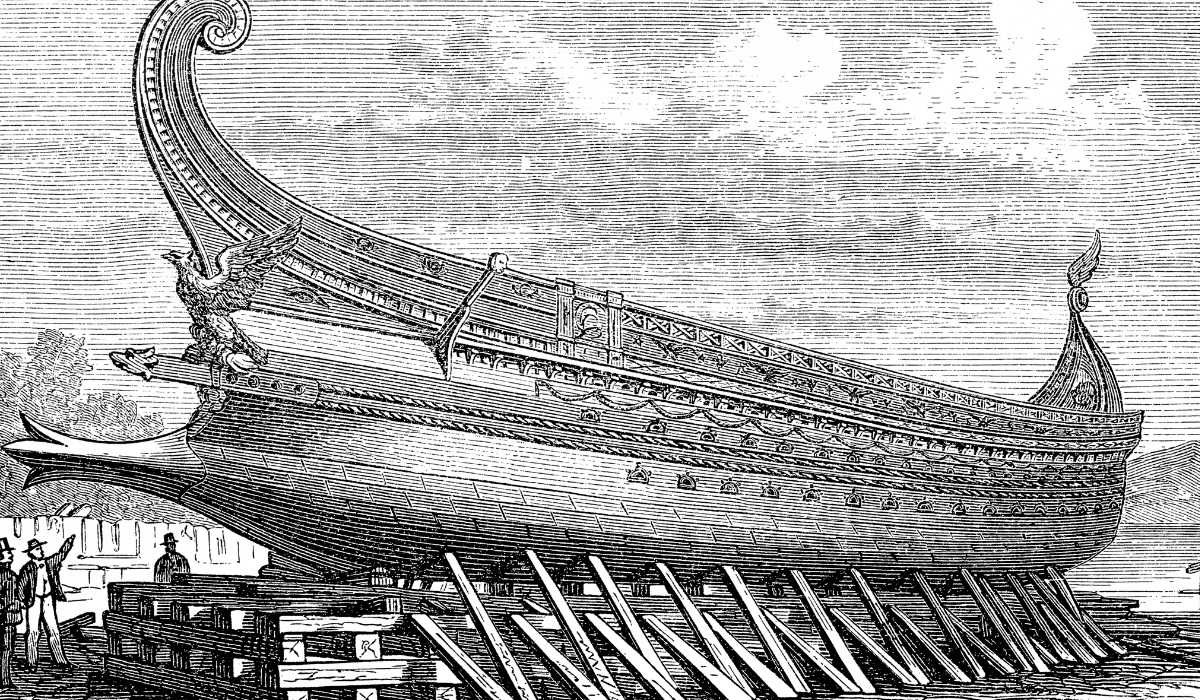 Los barcos fueron encargados por el emperador romano en el año 40 d. C. 