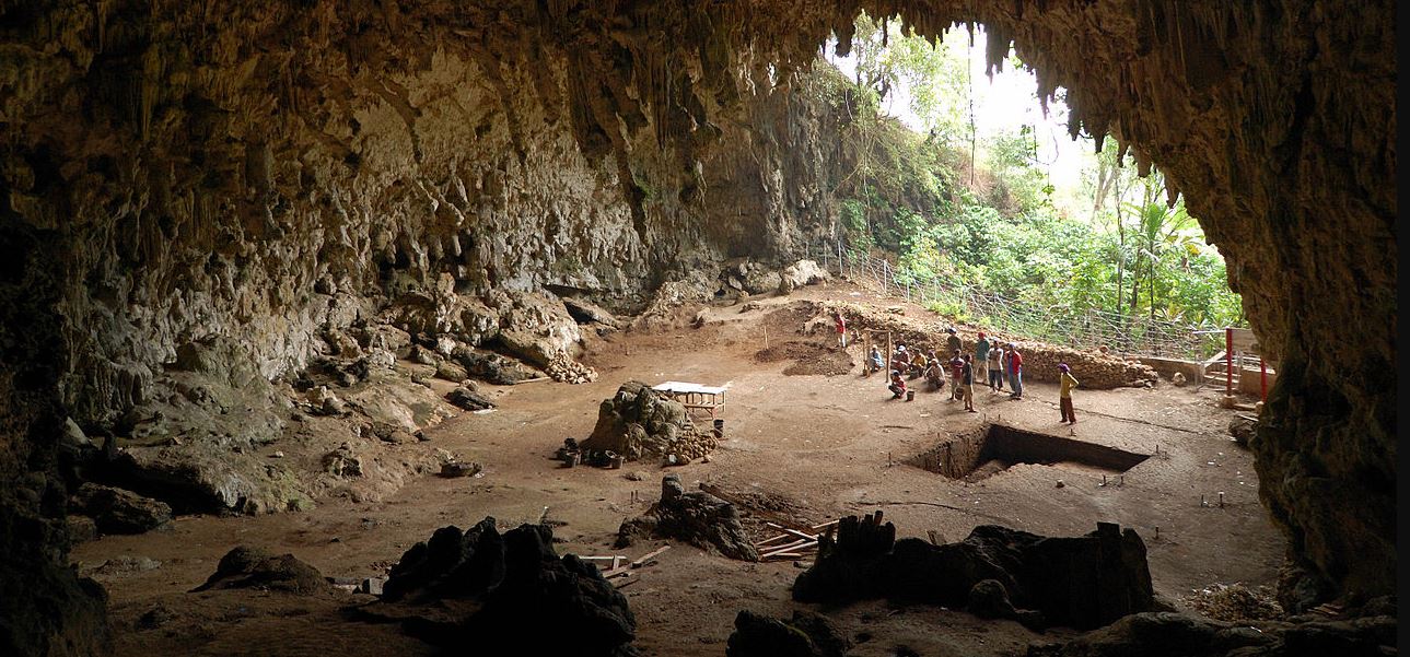Cueva de Liang Bua, Isla de Flores, Indonesia.