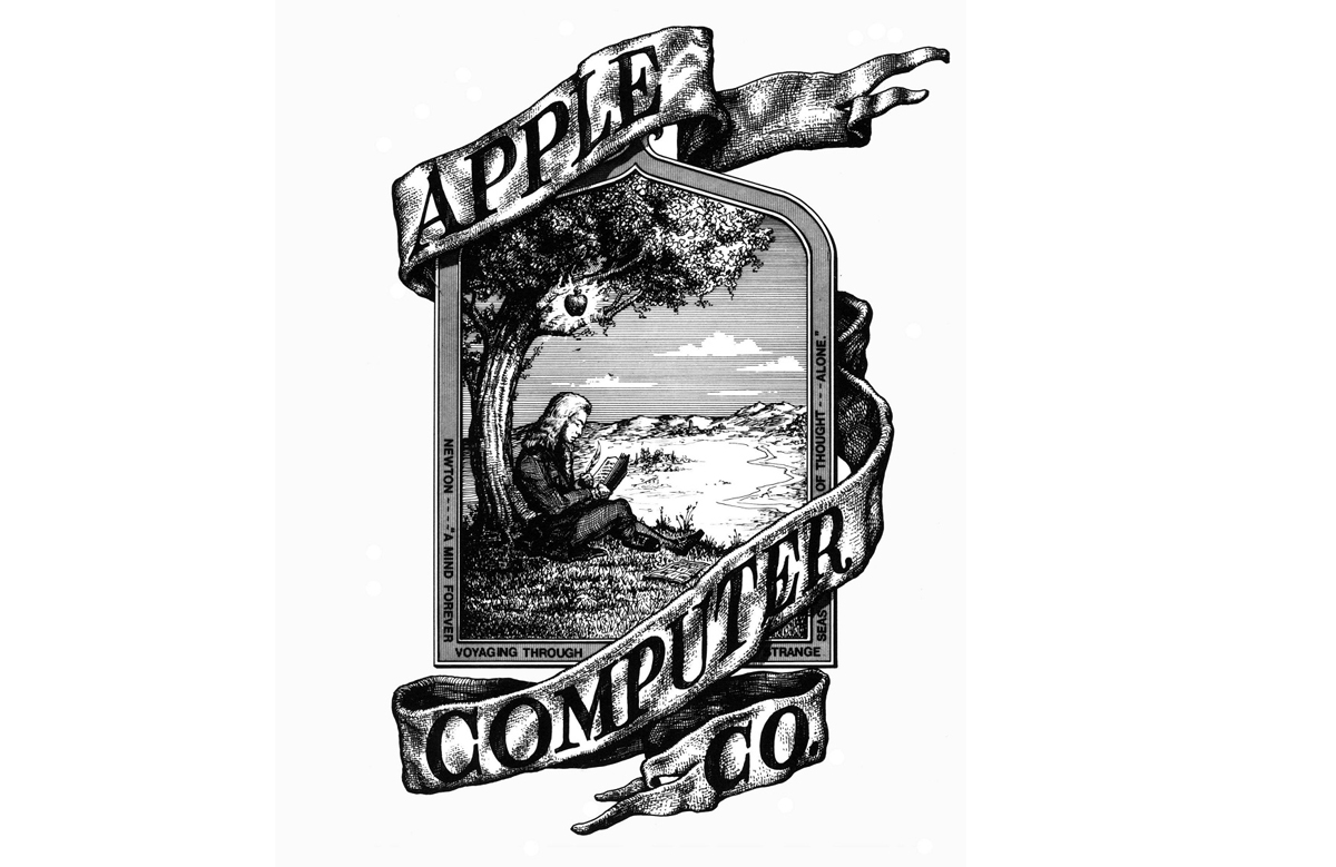 primer logo de Apple
