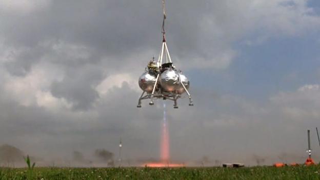Impresionante video: el nuevo módulo de aterrizaje planetario Morpheus de la NASA en acción-0