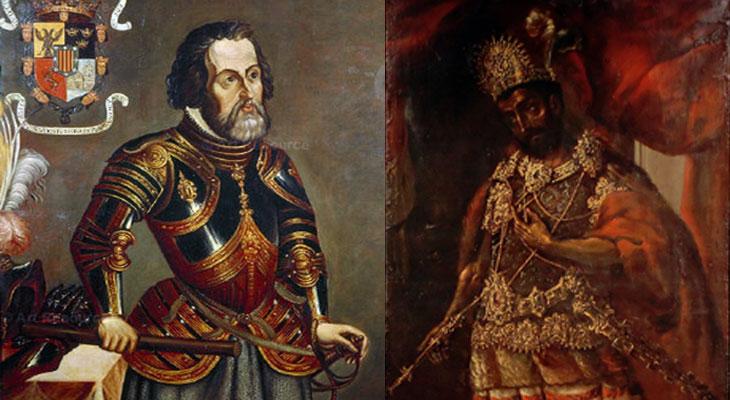 Los manjares que Moctezuma presentó a Hernán Cortés.-0