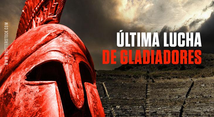 La última lucha de gladiadores romanos-0