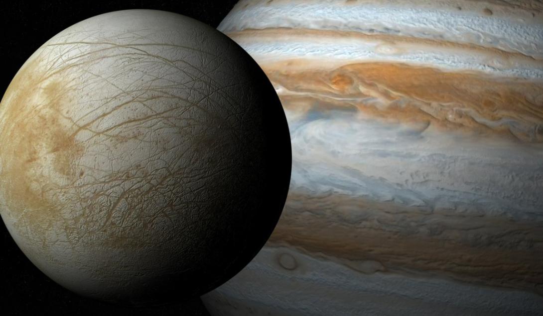 Europa, luna de Júpiter, tendría una corteza de hielo habitable-0