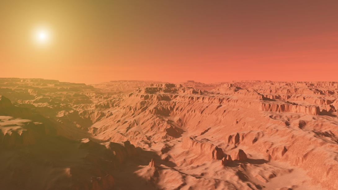 Marte: increíbles imágenes del cañón más grande del sistema solar-0