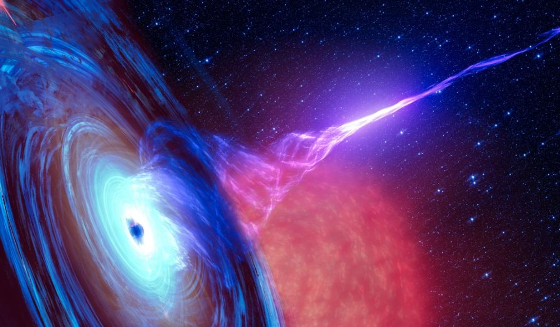 Científicos descubren un agujero negro que expulsa burbujas cósmicas-0